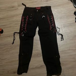 Tripp NYC Tripp Pants, Red and Black, Women’s Size 5